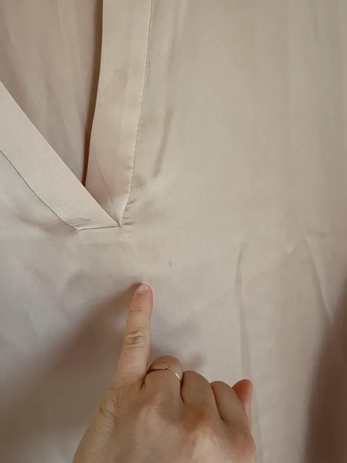 Blouse satinée rose Zara - photo numéro 7