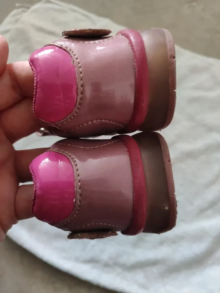 Chaussures Geox fille 23 lumières rose - photo numéro 10