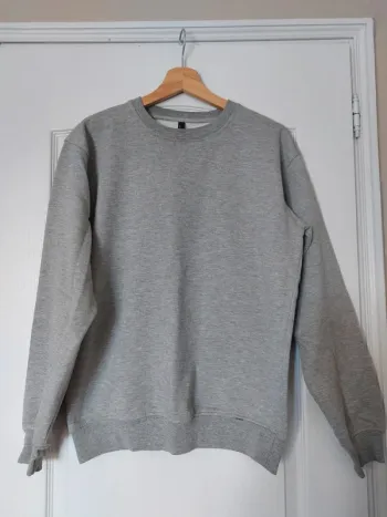 Sweat col rond gris