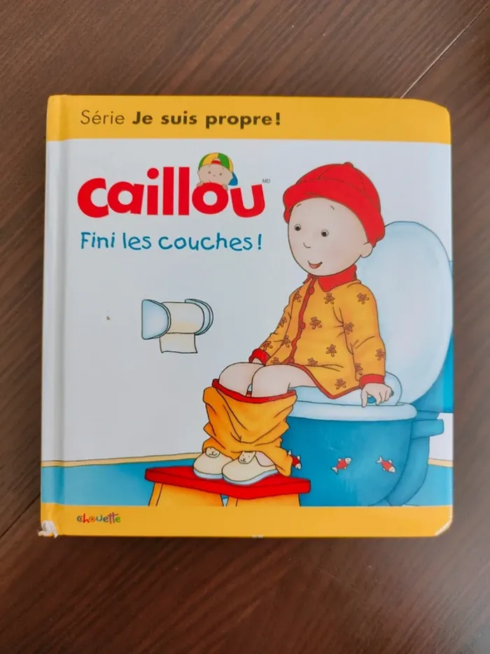 Livre Caillou fini les couches