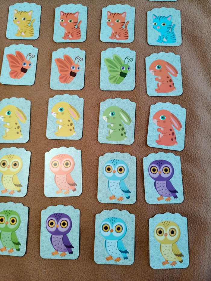 Jeu de cartes Djeco little match animaux 2 ans 1/2 - 5 ans - photo numéro 5