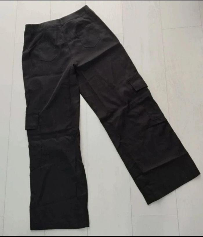 Pantalon noir cargo large Heng sheng jeans - photo numéro 7