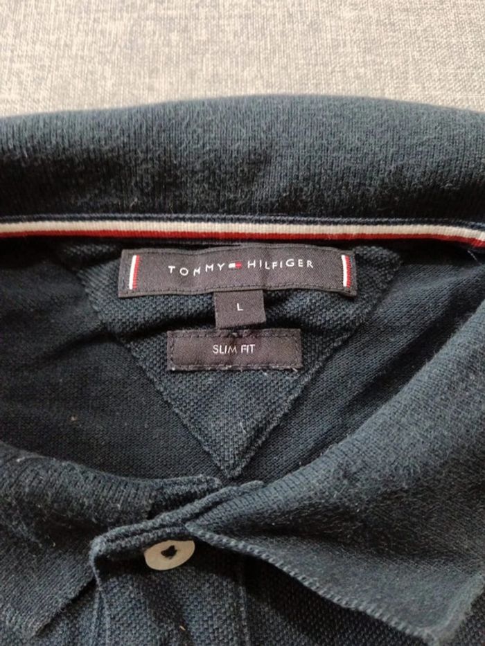 C56 polo marine Tommy Hilfiger L - photo numéro 3
