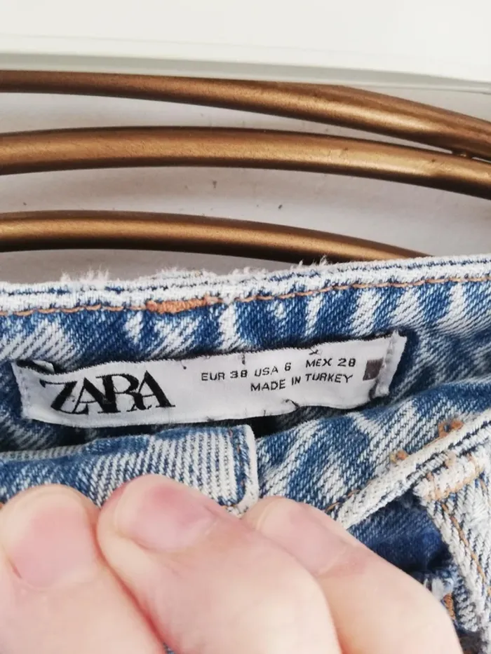 Jeans large Zara T38 - photo numéro 3