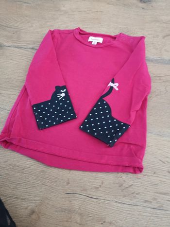 Tee shirt manches longues catimini 18mois