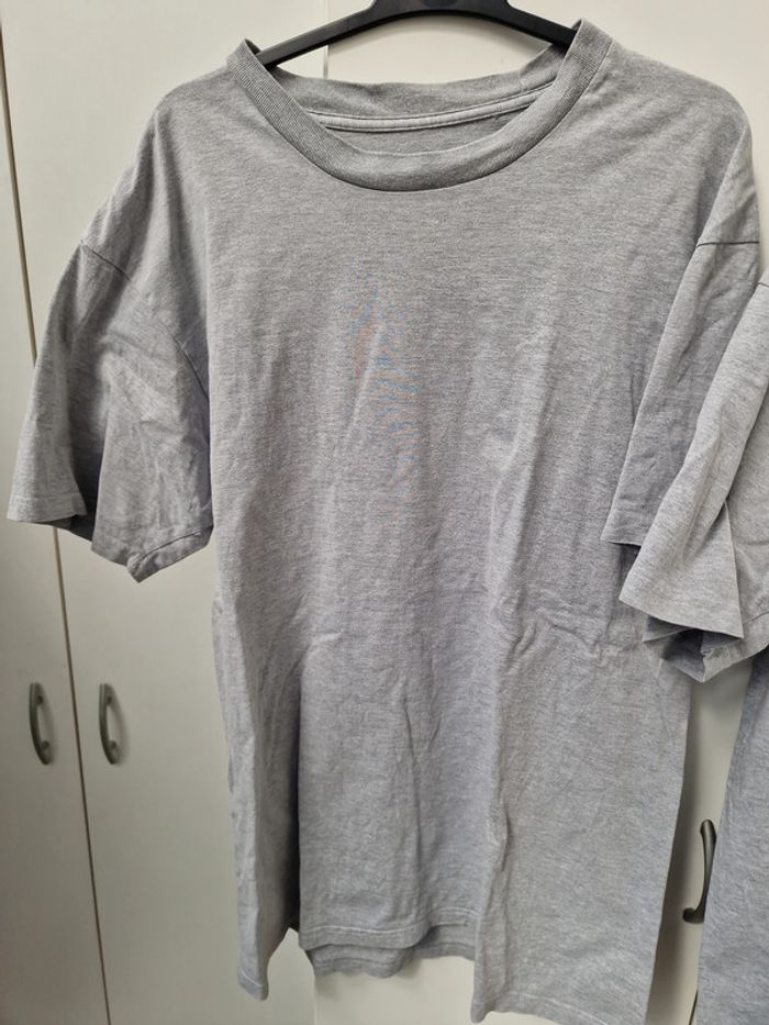Lot De 2 T-Shirt Gris - photo numéro 2