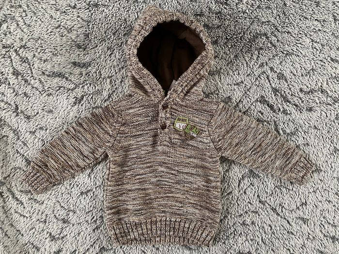 Pull à capuche épais Orchestra - 6 mois