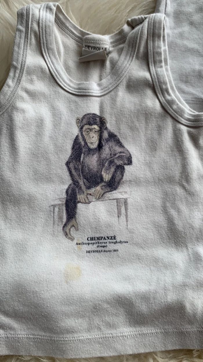 2 débardeurs Petit bateau 5 ans - photo numéro 2