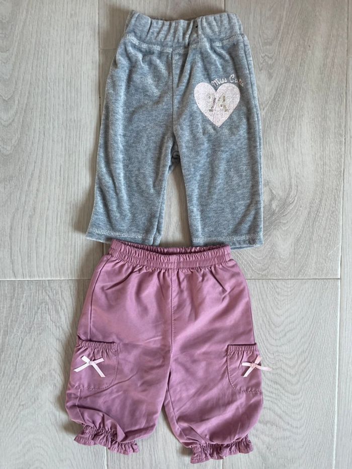 2 pantalons 3mois