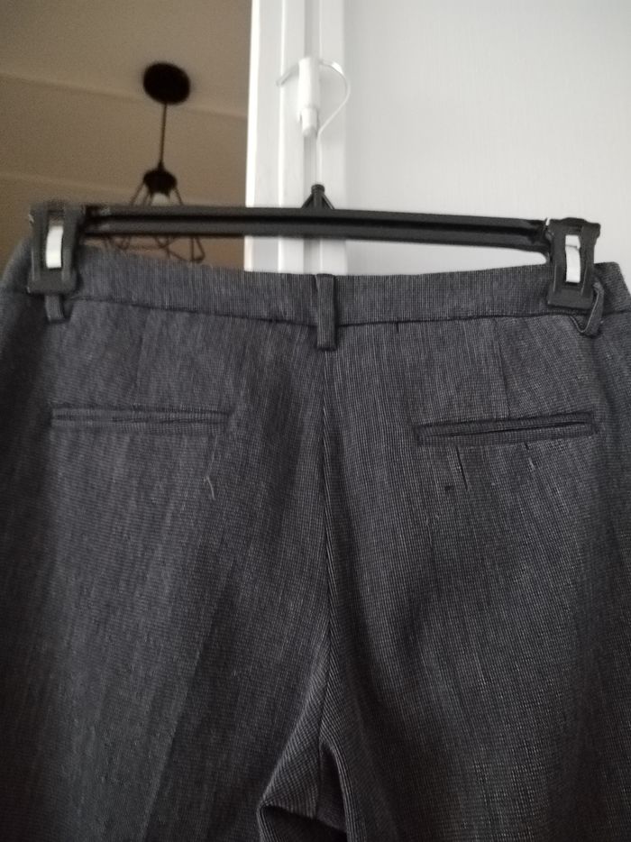 Pantalon gris chiné Stile Benetton - photo numéro 7