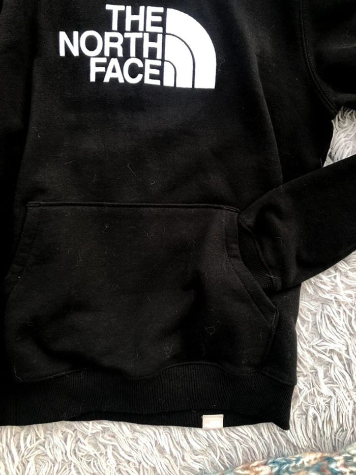 Sweat à capuche noir brodé - The North Face - photo numéro 4