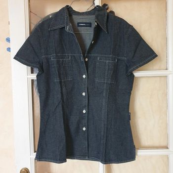 chemise effet jean