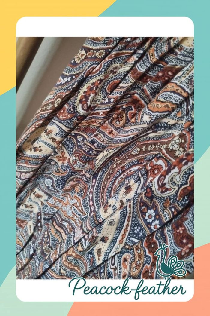 Robe longue marron TU l'effet péi - photo numéro 4