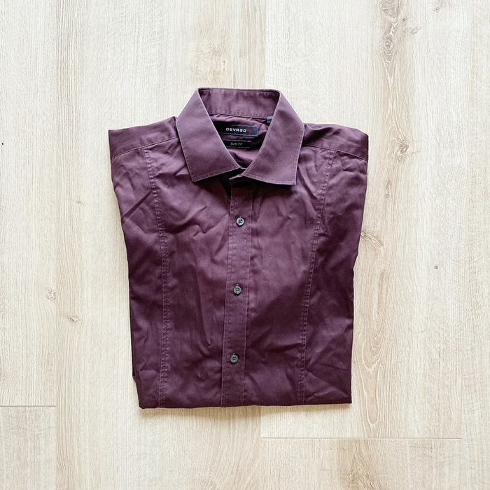 Devred Classic Man Slim Fit Chemise Purple Homme Exclusive Chic Collection (Taille M)