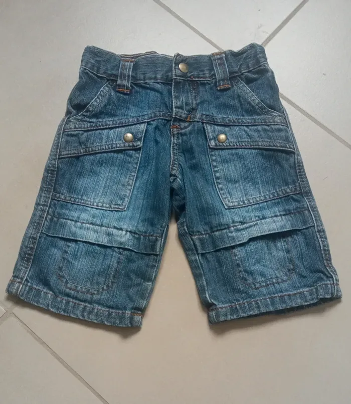 Bermuda jean 3 ans