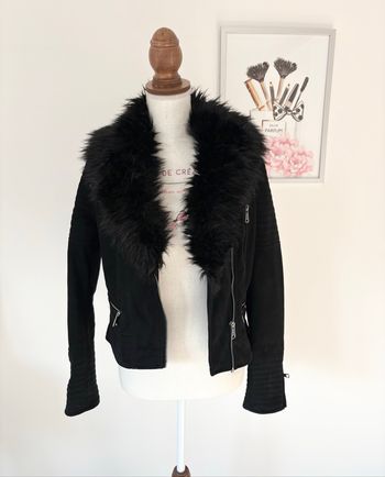Veste fausse fourrure