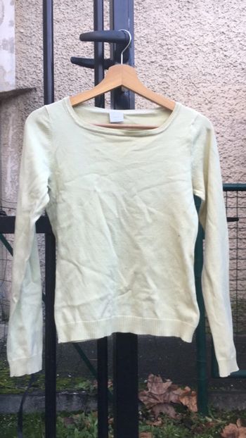 Petit pull d’été vert pâle