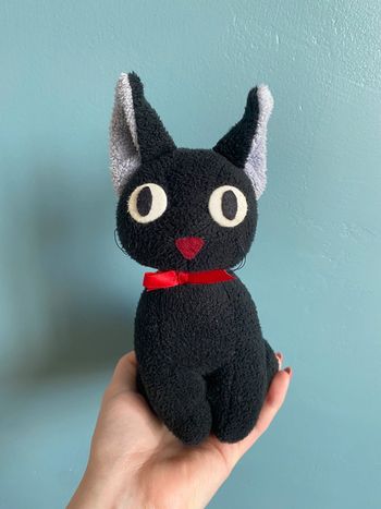 Peluche chat kiki la sorcière studio ghibli