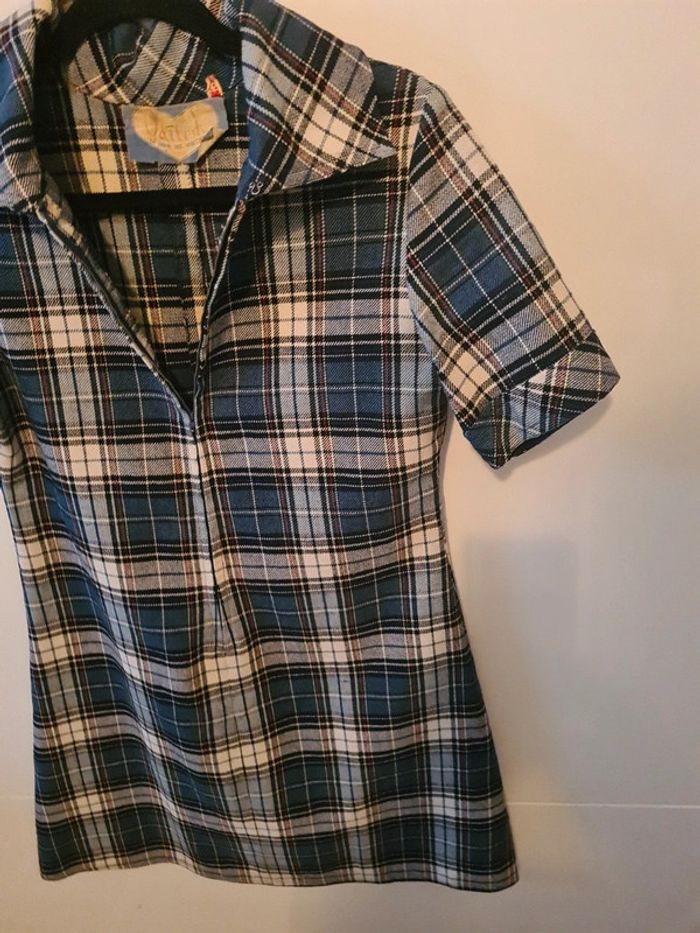 Robe carreaux vintage - photo numéro 4