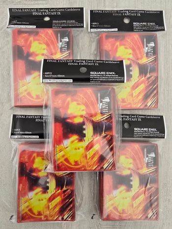 Lot de 5 paquets de 60 sleeves Final Fantasy IX Vivi 