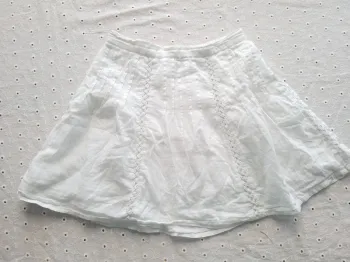 Jupe coton blanc