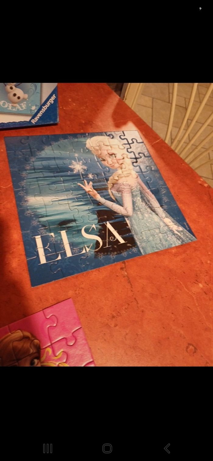Ensemble de puzzles Reine des neiges - photo numéro 3