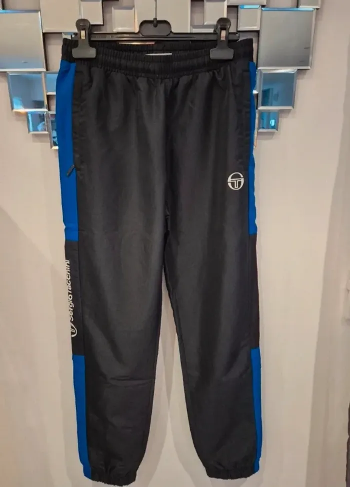 Jogging Sergio Tacchini – Noir & Bleu – Taille S