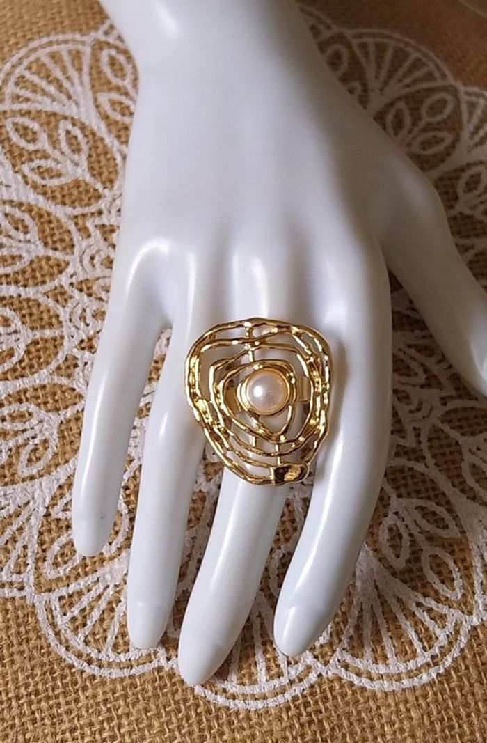 Bague perle - photo numéro 2