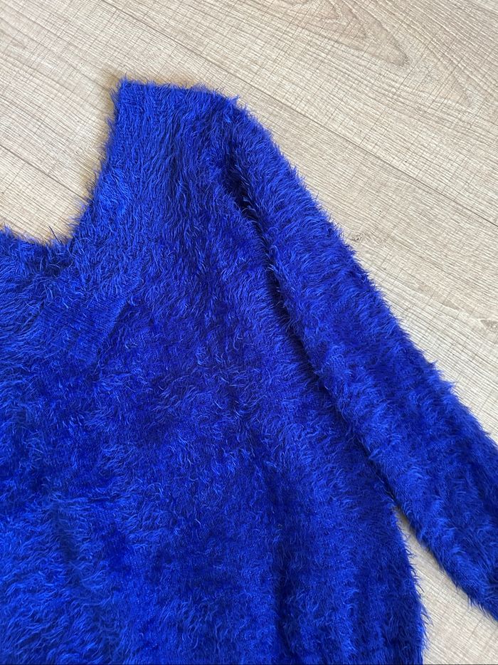 Pull bleu tout doux à manches longues Morgan taille M comme neuf - photo numéro 9