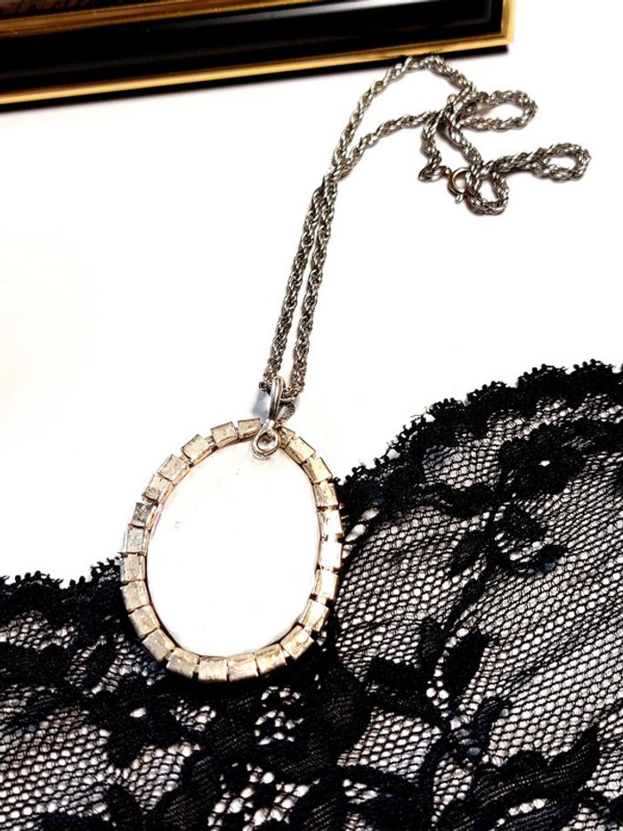 Magnifique collier style vintage victorien portrait fillette - photo numéro 6