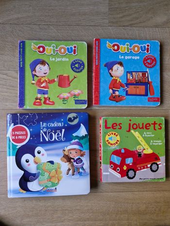 Lot de livres sonores et puzzle pour bébé 12/24 mois