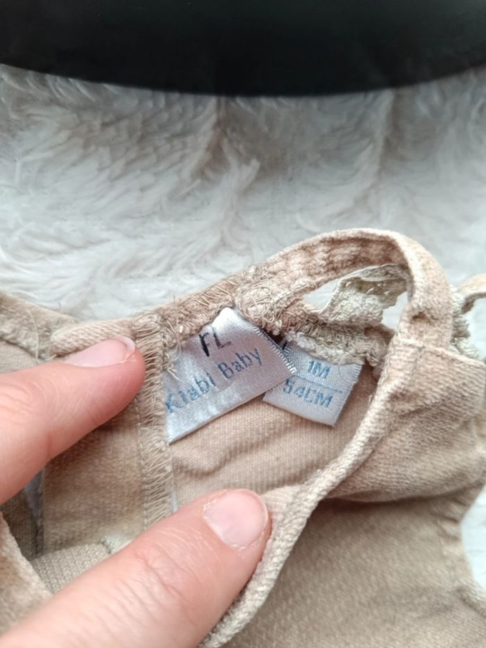 Robe style velours Fille 1 mois Kiabi 100% coton - photo numéro 5