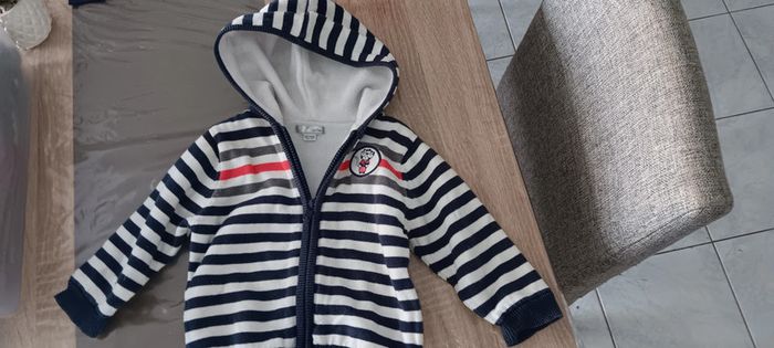 Manteau rayé