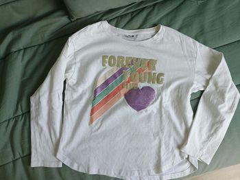 T shirt fille 8 ans manches longues tao