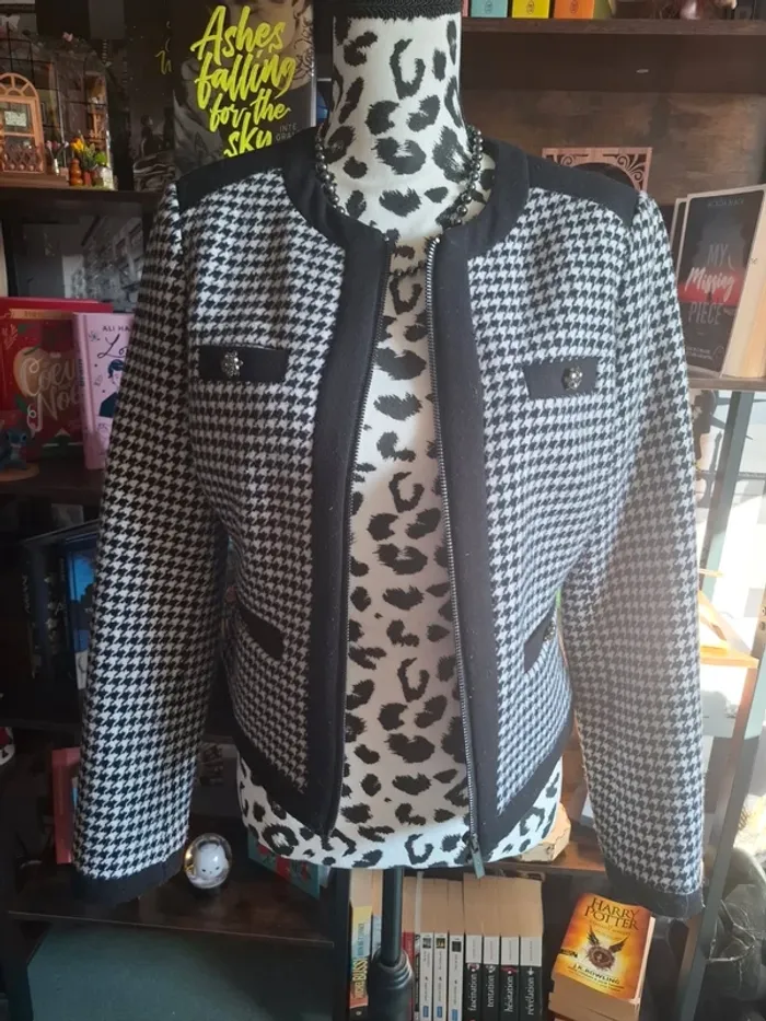 Veste Morgan  pied de poule - photo numéro 4