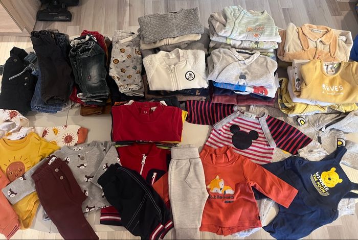 Lot de 70 vêtements bébé garçon – taille 3 mois 👶💙 - photo numéro 3