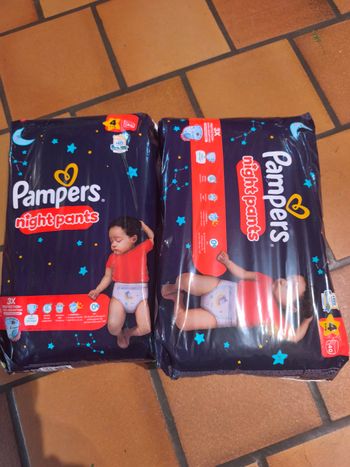 Pampers night Pants taille 4