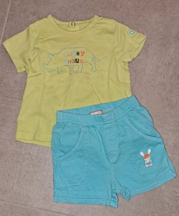 Ensemble Tee-shirt et short Orchestra 6 mois