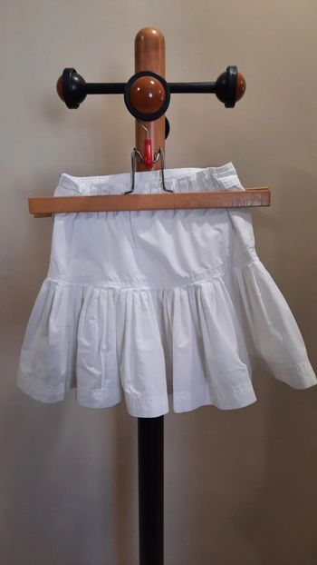 Jupe courte blanche 8 ans