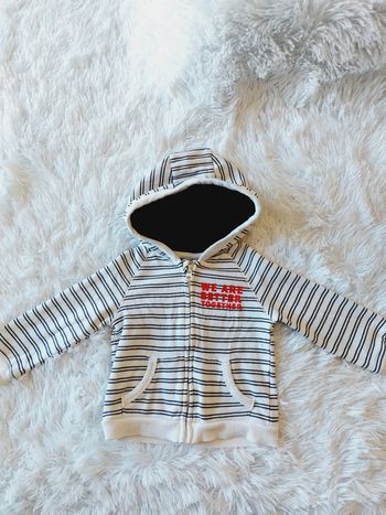 Sweat zippé 18m