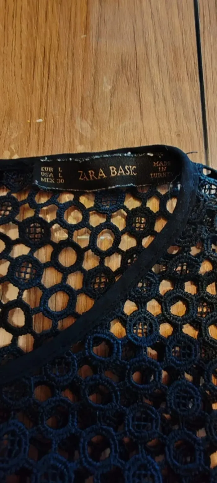 Haut marine Zara - photo numéro 2