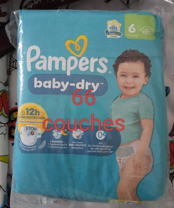 Couche Pampers taille 6