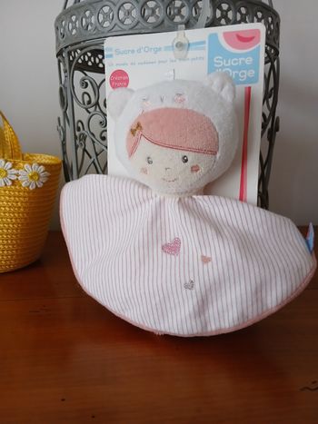 Neuf: Poupée-Doudou *Sucre d'orge