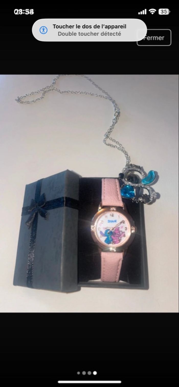 Montre + collier stitch