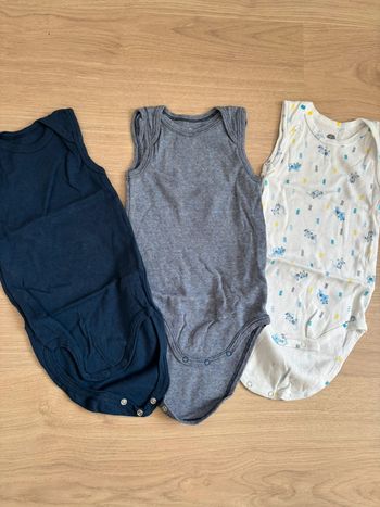 Lot de 3 bodies débardeur