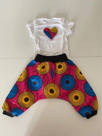 Ensemble Sarouel + body en wax
