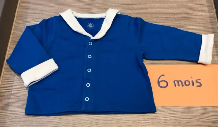 Teeshirt ML 6 mois Petit Bateau