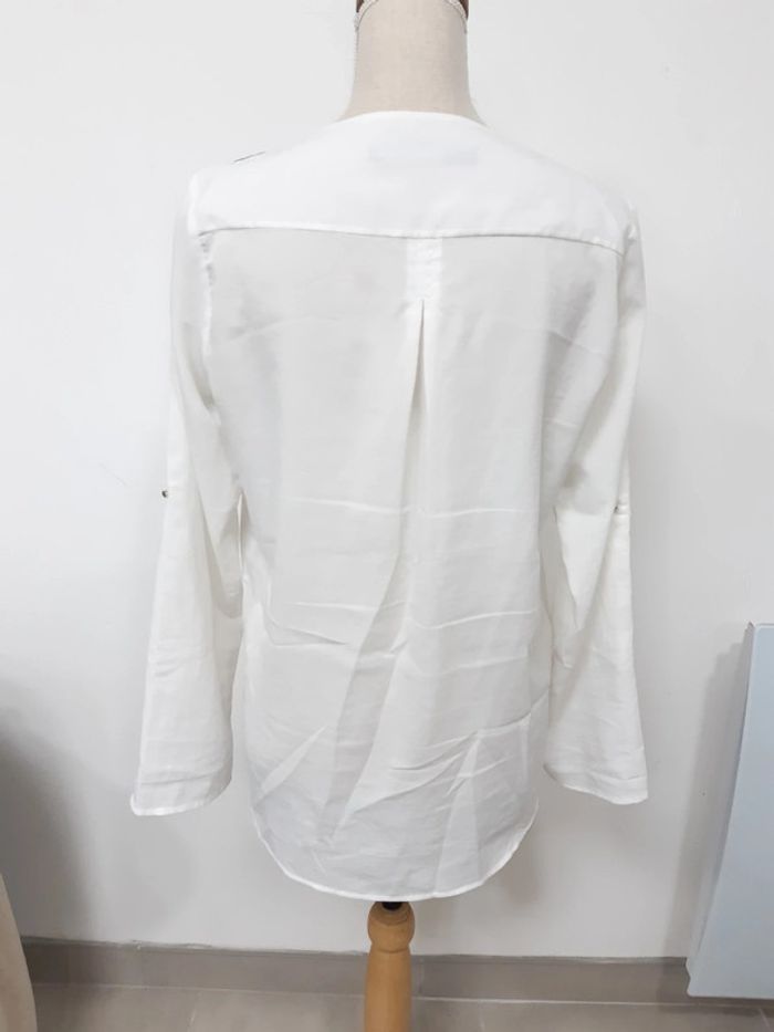 Blouse blanche Zara T38 - photo numéro 4