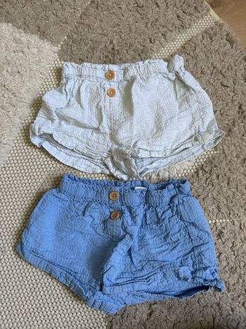 Lot 2 shorts 12-18 mois