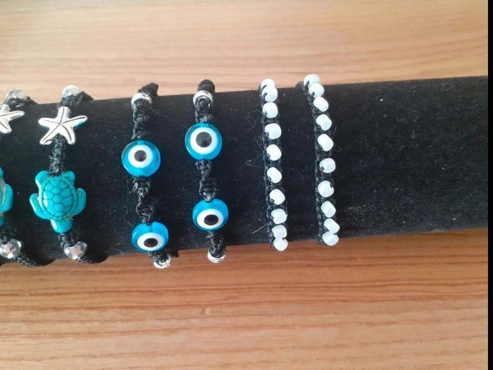 Bracelets macramé  noir - photo numéro 3